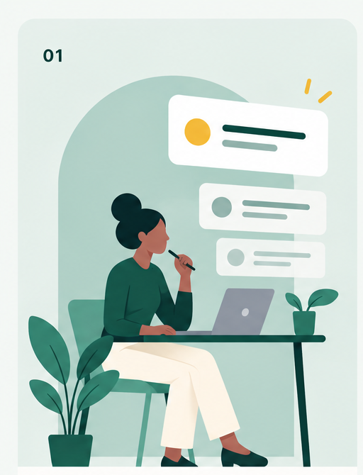 Professional preparing role-specific interview questions